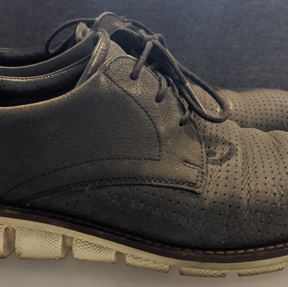 Ecco Jeremy perforated navy blue Oxford's size 41 - Picture 6 of 7